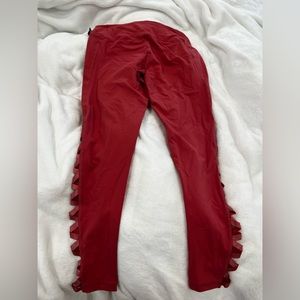 Victoria secret yoga pants cross cross sides sherbet orange